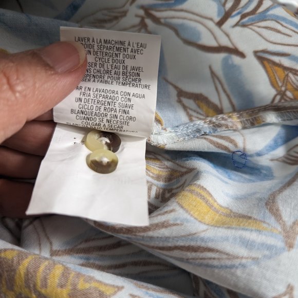 Hang Ten Mens Short Sleeve Hawaii Aloha Shirt Button Down Leaf Print Sz. XL NWT! - Picture 13 of 13